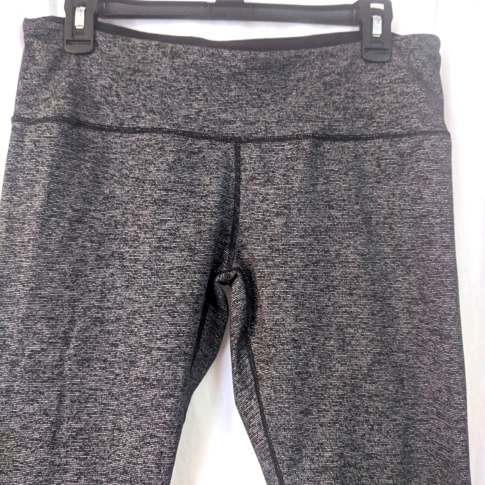 Tuff Athletics leggings. Gray/black. Size L